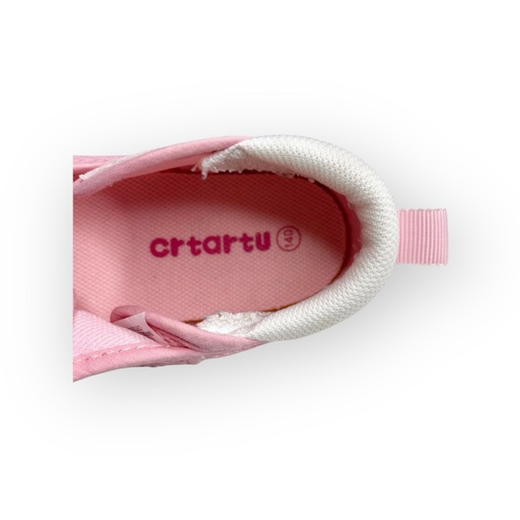 crtartu 𖠌 Mesh T Strap Cartoon Bunny Baby Walker Sandals 𖠌 Pink Toddler 6 6.5 - Picture 14 of 16